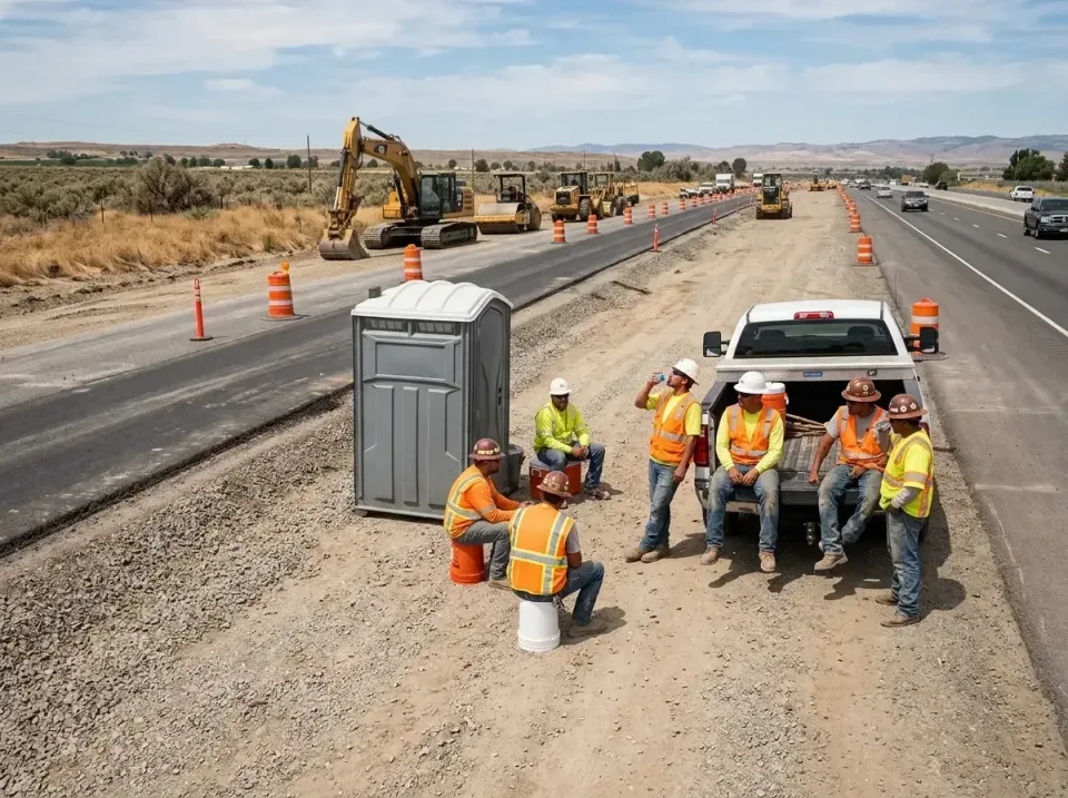 highway-road-construction-crew-007 — frequently asked questions, Porta Potty and Restroom Rentals in Cashmere, WA